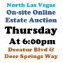 Thur.@6pm - North Las Vegas Estate Online Auction 5/22
