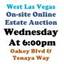 Wed.@6pm - Oakey & Tenaya Estate Online Public Auction 6/18