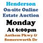 Mon.@6pm - Anthem Estate Online Public Auction 6/16