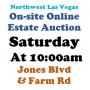 Sat.@10am - Northwest Las Vegas Estate Online Auction 7/26