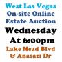 Wed.@6pm - West Las Vegas Estate Online Auction 8/6