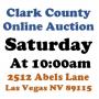 Sat.@10am - Clark County Online Public Auction 8/16