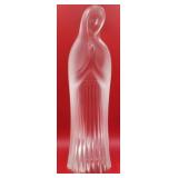 P - LALIQUE CRYSTAL FIGURE MADONA10"T