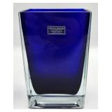 P - CRYSTAL LEGENDS BY GODINGER COBALT BLUE VASE
