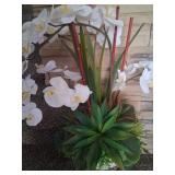 P - FAUX ORCHID ARRANGEMENT