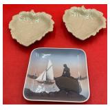 P - LITTLE MERMAID PLATE & KEAF DISHES (251)