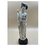 P - GUANYIN FIGURINE ON BASE 13" (225)