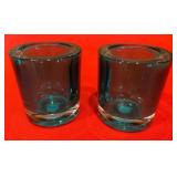 P - TWO POINT A LA LIGNE VOTIVE HOLDERS (B136)