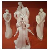 P - FOUR ROYAL DOULTON IMAGES FIGURINES (B130)