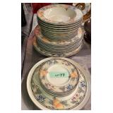 P - MIKASA INTAGLIO GARDEN HARVEST PATTERN DISHWRE