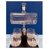 43 - WINE SAVANT DALLAS SKYLINE WHISKEY DECANTER