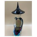P - MURANO ART GLASS CHINESE MAN SCULPTURE