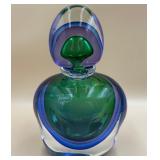 P - SIGNED MURANO GLASS DECANTER (55)