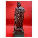 P - SCULPTURE OF GREEK GOD ASCLEPIUS 8.5"T (167)