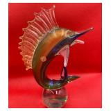 P - MURANO ART GLASS SWORDFISH (419)