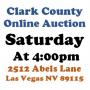 Sat.@4pm - Clark County Online Public Auction Part.1 9/21