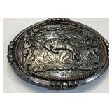 V - VINTAGE COLLECTIBLE BELT BUCKLE (J53)