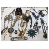V - MIXED LOT OF COSTUME JEWELRY (J82)