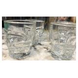 V - LOT OF GLASS TUMBLERS (B146)