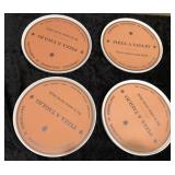 V - SET OF 4 ITALIAN PORCELAIN PIZZA PLATES (N98)