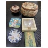 V - KEEPSAKE BOXES, LENOX HEART DISH, MORE (B97)