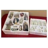 V - 2 SETS OF NATIVITY FIGURINES (B73)