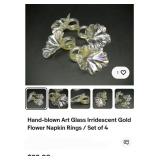 V - SET OF 4 NAPKIN RINGS (A26)