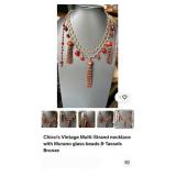 V - COSTUME JEWELRY NECKLACE (J7)