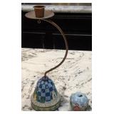 V - JIM SHORE CANDLE HOLDERS (B149)