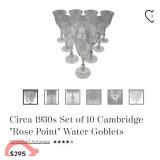 V - MIXED LOT OF CRYSTAL STEMWARE (N4)