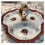 V - TIGER FINE PORCELAIN CANDY DISH (B115)