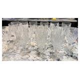 V - LOT OF GLASS STEMWARE (B144)