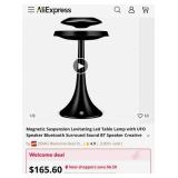 V - MAGNETIC LEVITATION UFO TABLE LAMP (E10)