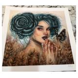 V - 1 PIECE UNFRAMED ARTWORK 13"SQ (B138)