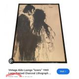 V - ALDO LUONGO ART PRINT FRAMED (B200)