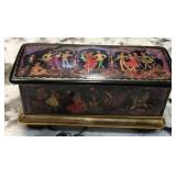 V - RUSSIAN PORCELAIN NUTCRACKER MUSIC BOX