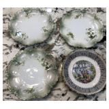 V - LOT OF 4 COLLECTIBLE PLATES (B109)