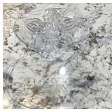 V - 3 PIECES GLASS SERVEWARE (B121)