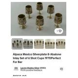 V - 6 PIECES OF STEMWARE (MEXICO) (B107)