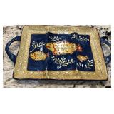 V - DIVIDED FISH PLATER (B112)