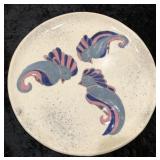 V - HAND PAINTED CERAMIC PLATE (N110)