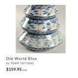 V - TEMP-TATIONS OVENWARE BOWLS (N8)