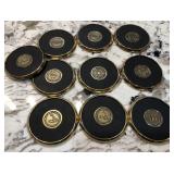 V - LOT OF 10 COASTERS (B137)