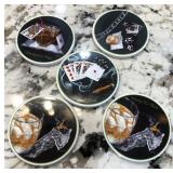 V - 5 PIECES MICHAEL GODARD COASTERS (B134)