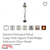 V - TODD PHILLIPS LAMP  SIGNED