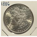 S - 1886 MORGAN SILVER DOLLAR (15)