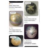P - ART GLASS PAPERWEIGHT (B37)