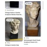 P - A. SANTINI CLASSIC BUST  9"T(B60)