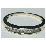 10KT YELLOW GOLD DIAMOND BAND 1.60GRS