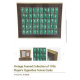 P - ORIGINAL ENGLISH CIGARETTE CARDS FRAMED (A9)